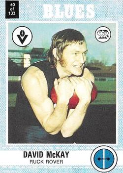 1977 Scanlens VFL #40 David McKay Front
